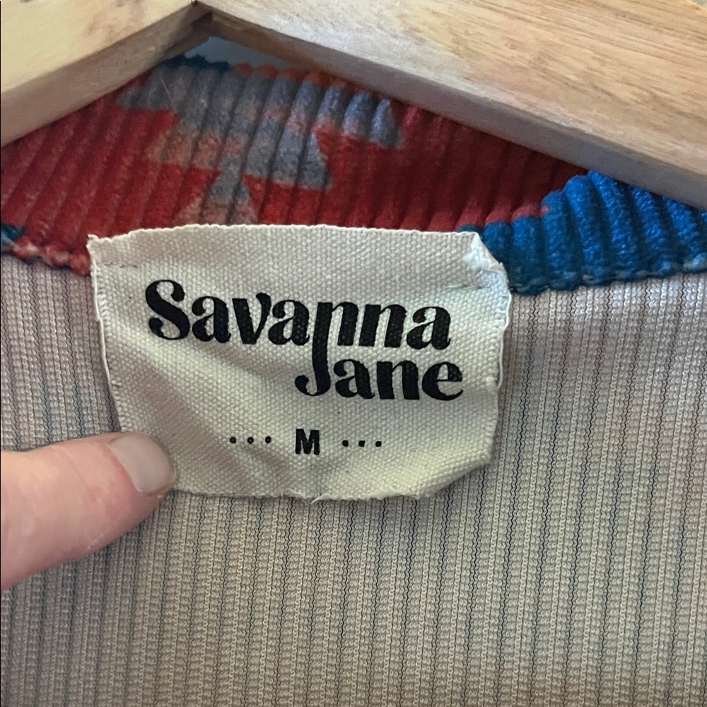 Savanna Jane Multicolor Corduroy Jacket - Picture 2 of 5